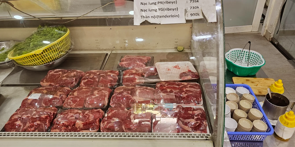 호치민 맛집 Aussie Meat의 호주산 소고기